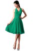 ColsBM Holly Pepper Green Simple A-line Sleeveless Zipper Chiffon Graduation Dresses