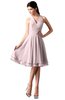 ColsBM Holly Petal Pink Simple A-line Sleeveless Zipper Chiffon Graduation Dresses