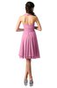 ColsBM Holly Pink Simple A-line Sleeveless Zipper Chiffon Graduation Dresses