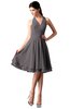 ColsBM Holly Ridge Grey Simple A-line Sleeveless Zipper Chiffon Graduation Dresses