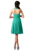 ColsBM Holly Viridian Green Simple A-line Sleeveless Zipper Chiffon Graduation Dresses