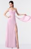 ColsBM Vivian Baby Pink Modern A-line Sleeveless Backless Split-Front Bridesmaid Dresses