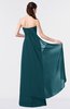 ColsBM Vivian Blue Green Modern A-line Sleeveless Backless Split-Front Bridesmaid Dresses