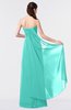 ColsBM Vivian Blue Turquoise Modern A-line Sleeveless Backless Split-Front Bridesmaid Dresses