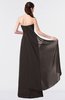 ColsBM Vivian Fudge Brown Modern A-line Sleeveless Backless Split-Front Bridesmaid Dresses