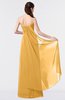 ColsBM Vivian Golden Cream Modern A-line Sleeveless Backless Split-Front Bridesmaid Dresses
