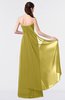 ColsBM Vivian Golden Olive Modern A-line Sleeveless Backless Split-Front Bridesmaid Dresses