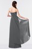 ColsBM Vivian Grey Modern A-line Sleeveless Backless Split-Front Bridesmaid Dresses