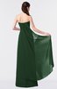 ColsBM Vivian Hunter Green Modern A-line Sleeveless Backless Split-Front Bridesmaid Dresses