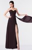 ColsBM Vivian Italian Plum Modern A-line Sleeveless Backless Split-Front Bridesmaid Dresses