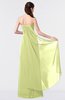 ColsBM Vivian Lime Green Modern A-line Sleeveless Backless Split-Front Bridesmaid Dresses