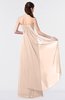 ColsBM Vivian Peach Puree Modern A-line Sleeveless Backless Split-Front Bridesmaid Dresses
