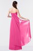 ColsBM Vivian Rose Pink Modern A-line Sleeveless Backless Split-Front Bridesmaid Dresses