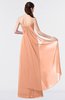 ColsBM Vivian Salmon Modern A-line Sleeveless Backless Split-Front Bridesmaid Dresses