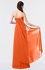 ColsBM Vivian Tangerine Modern A-line Sleeveless Backless Split-Front Bridesmaid Dresses