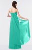 ColsBM Vivian Viridian Green Modern A-line Sleeveless Backless Split-Front Bridesmaid Dresses