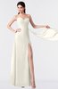 ColsBM Vivian Whisper White Modern A-line Sleeveless Backless Split-Front Bridesmaid Dresses