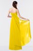 ColsBM Vivian Yellow Modern A-line Sleeveless Backless Split-Front Bridesmaid Dresses