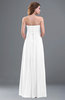 ColsBM Annalee White Plain Sweetheart Sleeveless Backless Chiffon Floor Length Bridesmaid Dresses