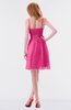 ColsBM Jessa Rose Pink Simple A-line Spaghetti Chiffon Beaded Bridesmaid Dresses