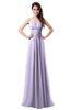 ColsBM Daisy Light Purple Simple Column Scoop Chiffon Ruching Bridesmaid Dresses