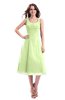 ColsBM Annabel Butterfly Simple A-line Chiffon Tea Length Pleated Cocktail Dresses