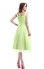ColsBM Annabel Butterfly Simple A-line Chiffon Tea Length Pleated Cocktail Dresses
