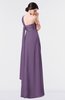 ColsBM Nayeli Chinese Violet Plain Empire Sleeveless Zip up Floor Length Pleated Bridesmaid Dresses