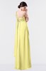 ColsBM Nayeli Daffodil Plain Empire Sleeveless Zip up Floor Length Pleated Bridesmaid Dresses