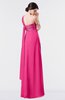 ColsBM Nayeli Fandango Pink Plain Empire Sleeveless Zip up Floor Length Pleated Bridesmaid Dresses