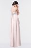 ColsBM Nayeli Light Pink Plain Empire Sleeveless Zip up Floor Length Pleated Bridesmaid Dresses