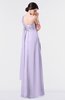 ColsBM Nayeli Light Purple Plain Empire Sleeveless Zip up Floor Length Pleated Bridesmaid Dresses
