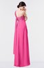 ColsBM Nayeli Rose Pink Plain Empire Sleeveless Zip up Floor Length Pleated Bridesmaid Dresses