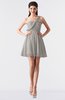 ColsBM Keyla Ashes Of Roses Romantic A-line One Shoulder Zipper Chiffon Mini Graduation Dresses