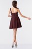 ColsBM Keyla Burgundy Romantic A-line One Shoulder Zipper Chiffon Mini Graduation Dresses