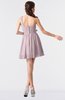 ColsBM Keyla Pale Lilac Romantic A-line One Shoulder Zipper Chiffon Mini Graduation Dresses