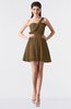 ColsBM Keyla Truffle Romantic A-line One Shoulder Zipper Chiffon Mini Graduation Dresses