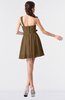 ColsBM Keyla Truffle Romantic A-line One Shoulder Zipper Chiffon Mini Graduation Dresses