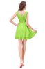 ColsBM Genesis Bright Green Elegant Scoop Sleeveless Zipper Chiffon Bridesmaid Dresses