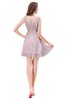 ColsBM Genesis Pale Lilac Elegant Scoop Sleeveless Zipper Chiffon Bridesmaid Dresses