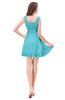 ColsBM Genesis Turquoise Elegant Scoop Sleeveless Zipper Chiffon Bridesmaid Dresses