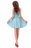 ColsBM Ally Aqua Cute Sweetheart Backless Chiffon Mini Homecoming Dresses