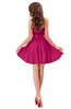 ColsBM Ally Beetroot Purple Cute Sweetheart Backless Chiffon Mini Homecoming Dresses