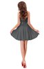 ColsBM Ally Grey Cute Sweetheart Backless Chiffon Mini Homecoming Dresses