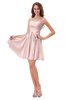 ColsBM Ally Pastel Pink Cute Sweetheart Backless Chiffon Mini Homecoming Dresses