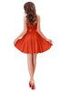 ColsBM Ally Persimmon Cute Sweetheart Backless Chiffon Mini Homecoming Dresses