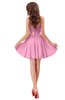 ColsBM Ally Pink Cute Sweetheart Backless Chiffon Mini Homecoming Dresses