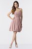 ColsBM Mikayla Blush Pink Elegant Column Sweetheart Sleeveless Zipper Chiffon Little Black Dresses