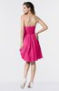 ColsBM Mikayla Fandango Pink Elegant Column Sweetheart Sleeveless Zipper Chiffon Little Black Dresses