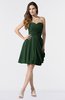 ColsBM Mikayla Hunter Green Elegant Column Sweetheart Sleeveless Zipper Chiffon Little Black Dresses